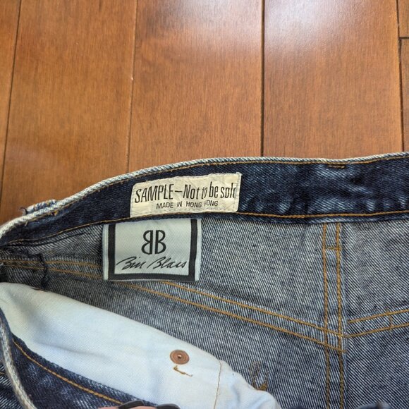 BILL BLASS DARK WASH VINTAGE SAMPLE JEANS - Picture 2 of 3